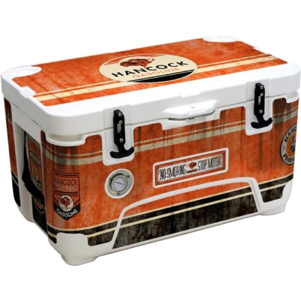 Hancock Rhino Vintage Fuel Brand Roto Molded Foam Injected 50 Litre Ice Box With Longest Ice Retention