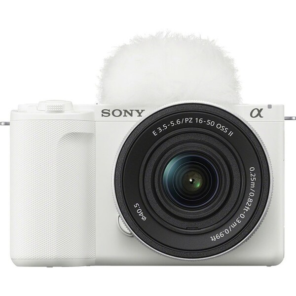 Sony ZV-E10 II White Body w/ 16-50mm f/3.5-5.6 II Power Zoom Compact System Camera