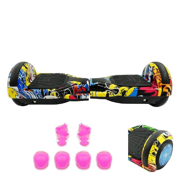 ACA Hip-Hop Bluetooth Hoverboard Scooter Self Balancing Electric Hover Board Skateboard