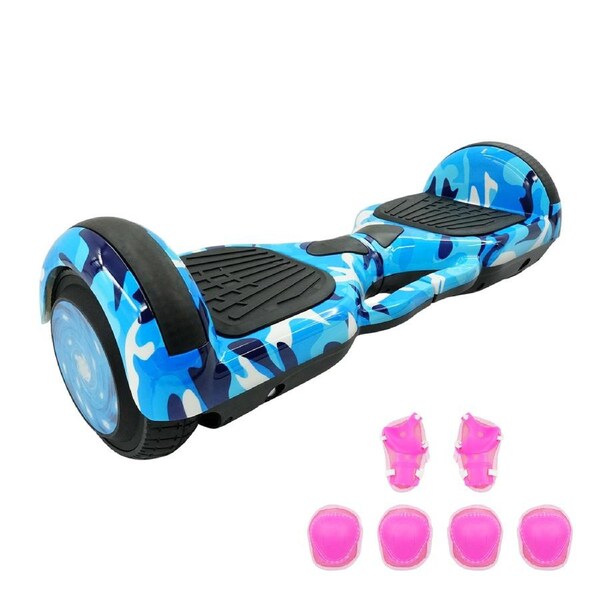 ACA Blue-camouflage Bluetooth Hoverboard Scooter Self Balancing Electric Hover Board Skateboard