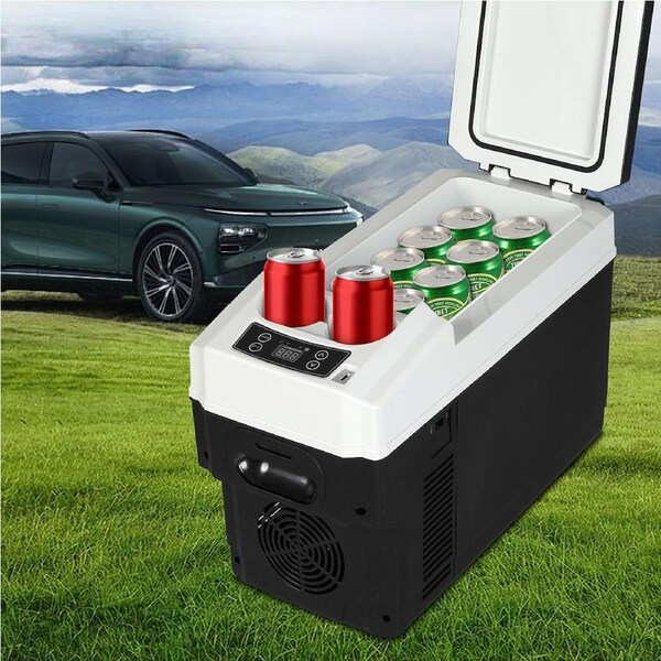 Spector Portable Car Fridge 12V Mini Refrigerator Freezer Camping Travel Cooler