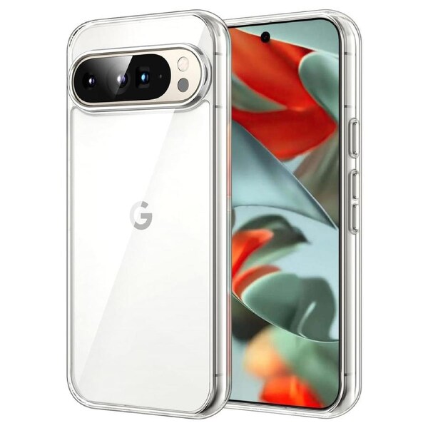 Google Pixel 9 Pro Ultra Slim Premium Crystal Clear TPU Gel Back Case by MEZON – Shock Absorption, Wireless Charging Compatible (Pixel 9 Pro, Gel) – FREE EXPRESS