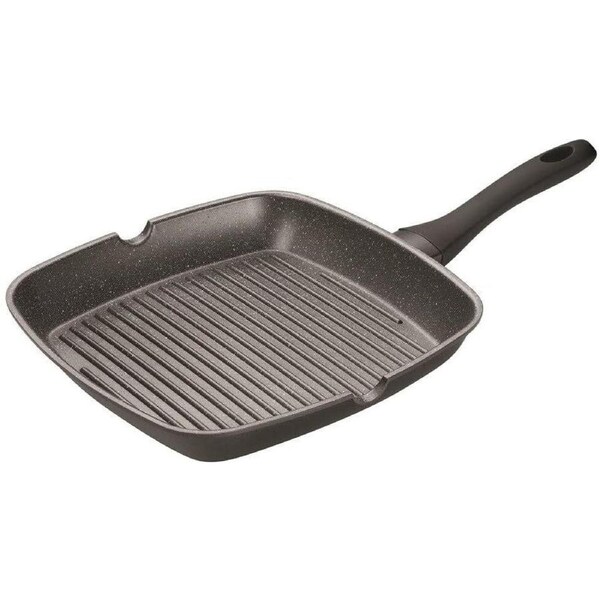 Pyrolux Pyrostone Square Grill Fry Pan 28 x 28 cm Black