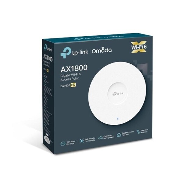 TP-Link EAP620 HD AX1800 Wireless Dual Band Gigabit Ceiling Mount Access Point