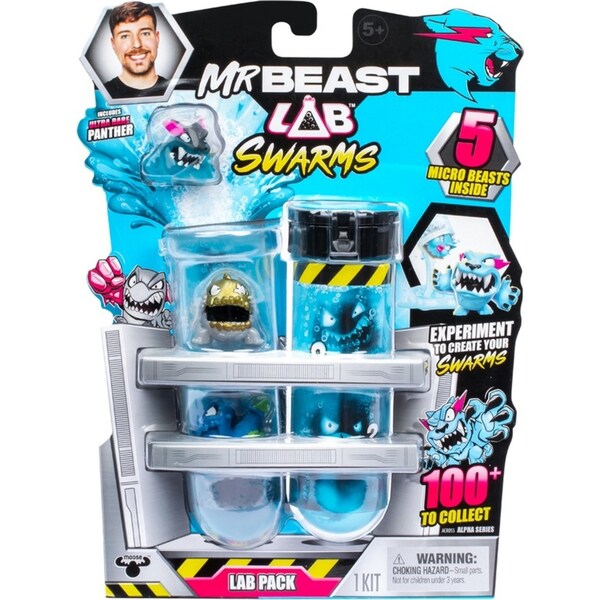 5pc MrBeast Lab Swarms S1 Test Tube Collection Play Toy 3 cm Assorted 5y+