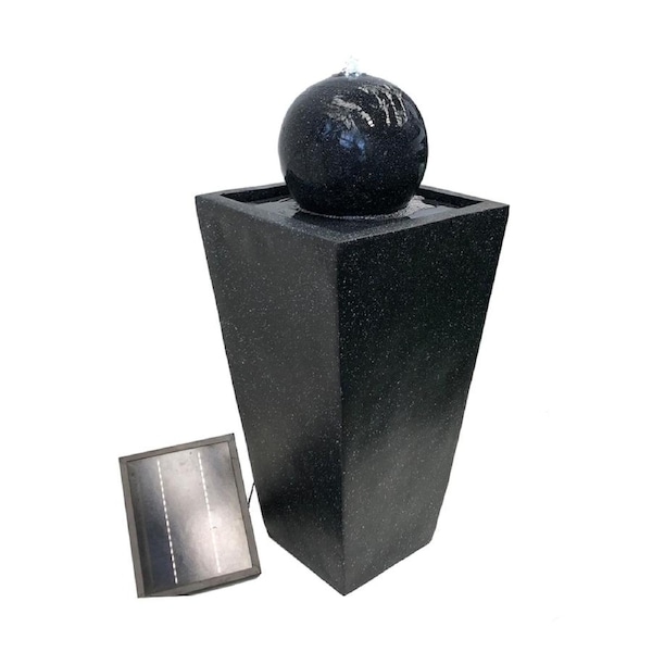 Ball and Column Solar Water Feature Water Fountain F801G
