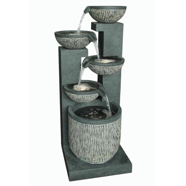 Multi Plates Water Feature Fountain MZ13965GA