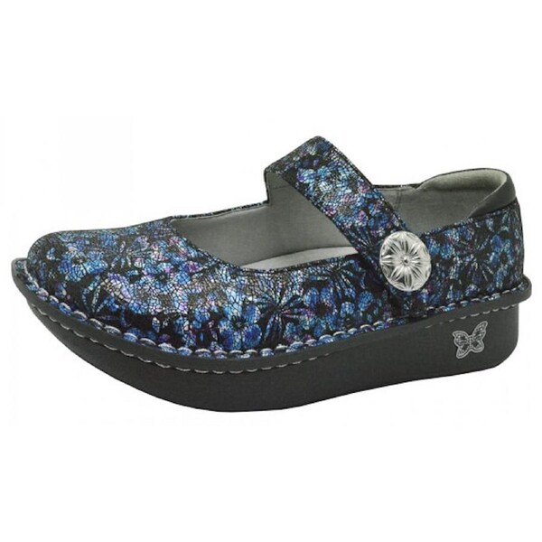 Alegria Womens Paloma Comfort Leather Casual Shoes - Blue Burst EUR 41