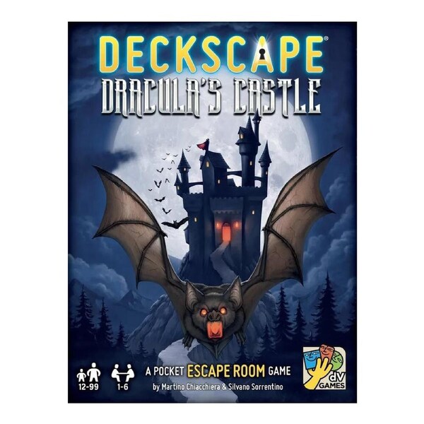 DV Games Deckscape Draculas Castle Kids/Family Tabletop Board Card Game 12y+
