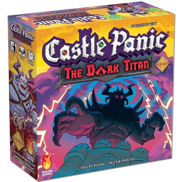 Castle Panic The Dark Titan Kids/Family Fun Play Strategy Tabletop Card Game 8y+