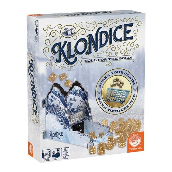 Klondice Roll For The Gold Kids/Family Interactive Strategy Play Dice Game 8y+