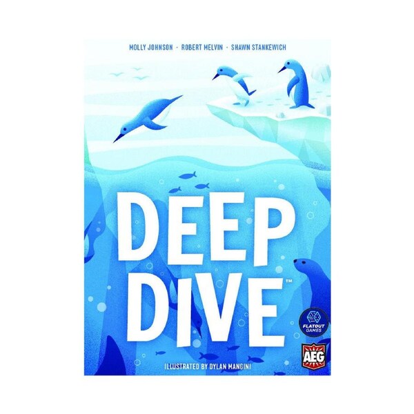 AEG Deep Dive Penguin Tile Diving Expansion Strategy Tabletop Boardgame 10y+