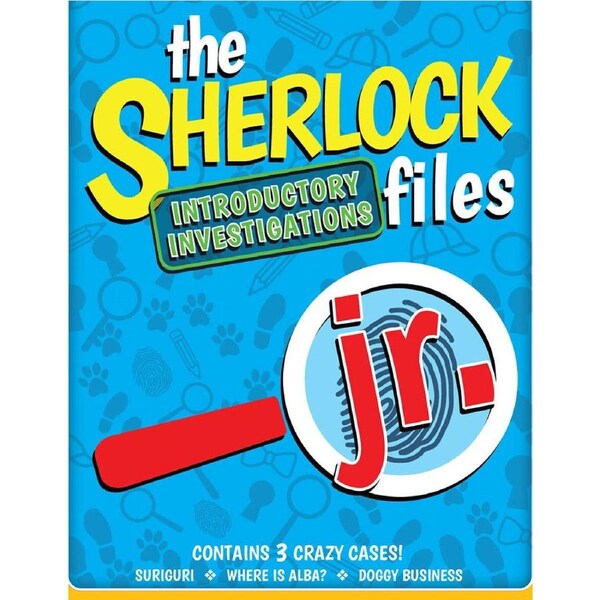 Weird City Game Sherlock Files Jr. Introductory Investigations Board Game 14y+