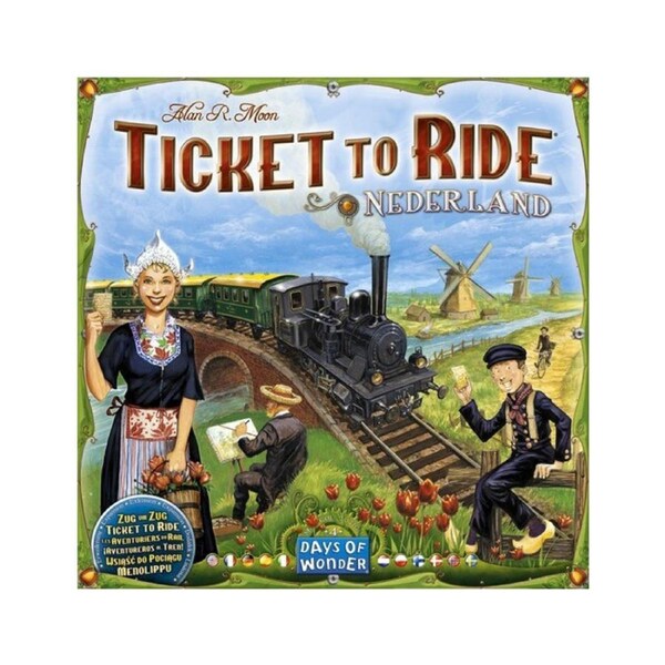 Days Of Wonder Ticket to Ride Map Collection 4 Nederland Board Strategy Game 8y+