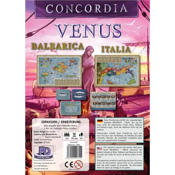 Rio Grande Concordia Balearica/Italia Family Tabletop Board Strategy Game 12y+