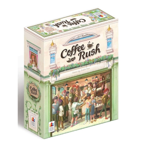 Korea Board Games Coffee Rush Kids/Family Interactive Tabletop Board Game 8y+