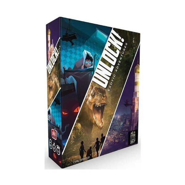 Space Cowboys Unlock! Exotic Adventures Kids/Children Card Cooperative Game 10y+