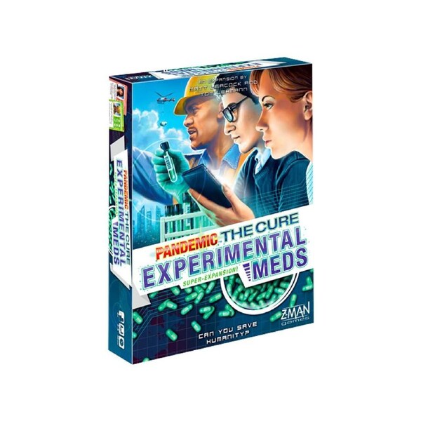 Z-Man Pandemic the Cure Experimental Meds Expansion Kids Tabletop Board Game 8y+
