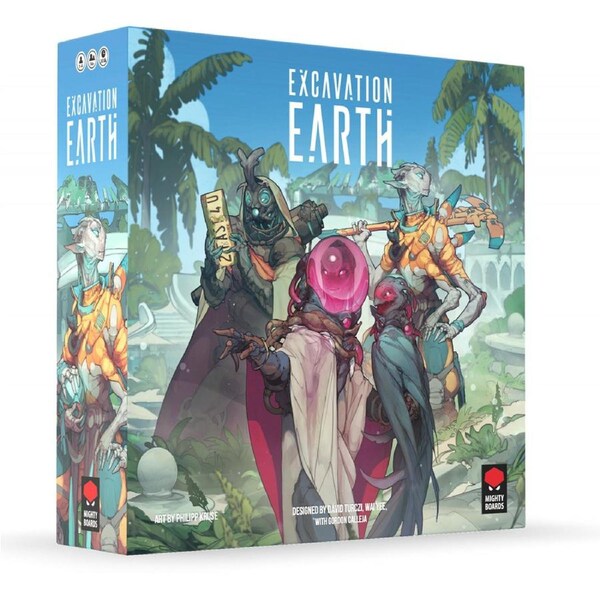 Mighty Boards Excavation Earth Kids/Family Tabletop Board Strategy Game 14y+