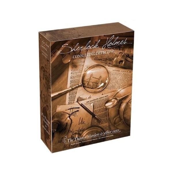 Asmodee Sherlock Holmes The Thames Murders & Other Cases Kids Puzzle Game 14y+