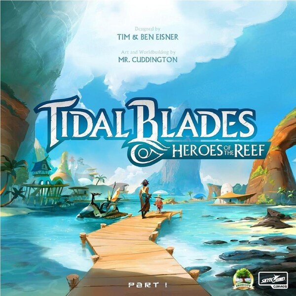 Skybound Tidal Blades Strategy Action/Adventure Kids Tabletop Board Game 14y+