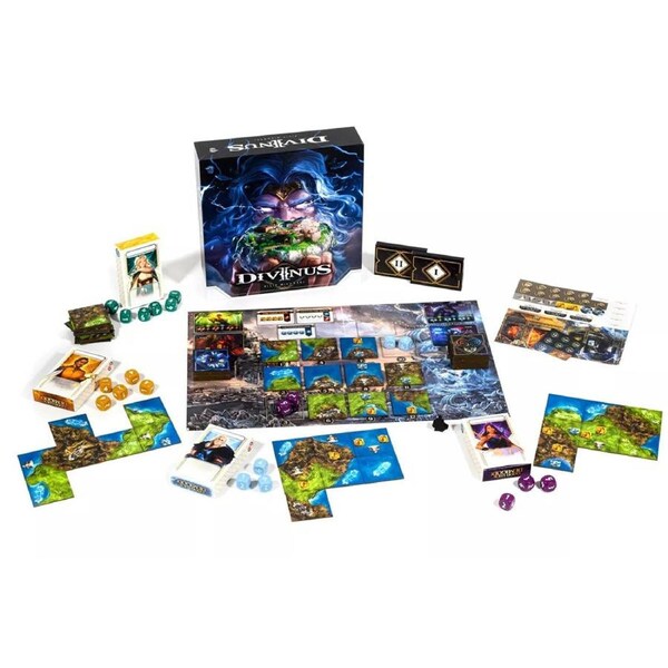 Lucky Duck Games Divinus Kids Traditional Tile-Laying Strategy Board Game 10y+