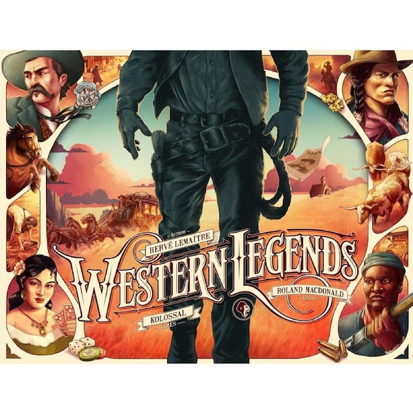 Matagot Western Legends Big Box Inserts & Promo Strategy Play Cards Board Game