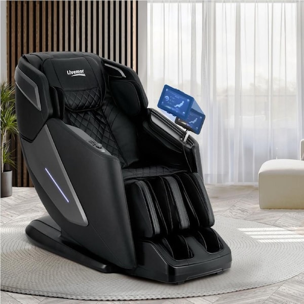 4D Massage Chair Livemor Electric Recliner Home Massager Black