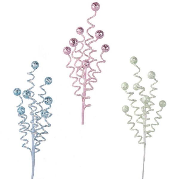 Fairy Floss Swirly Ball Pick 70cm 3 Asst