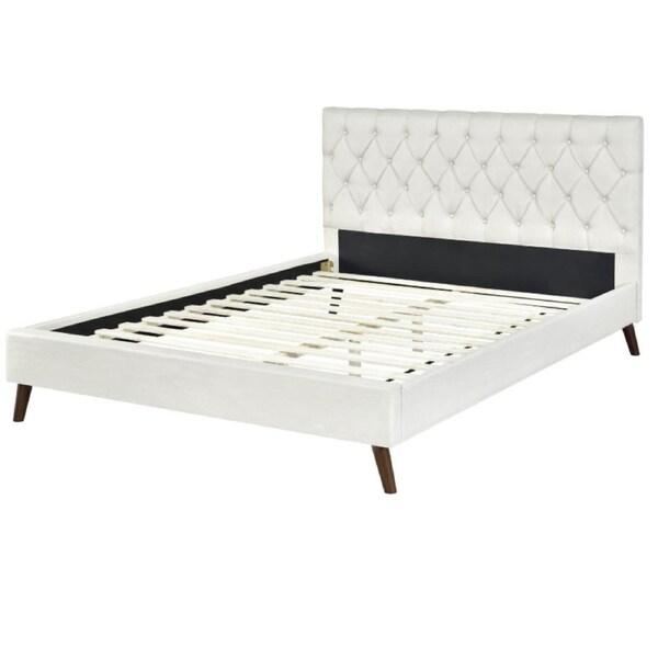 Andy King Bed Frame Premium Support with Timeless Design Grey