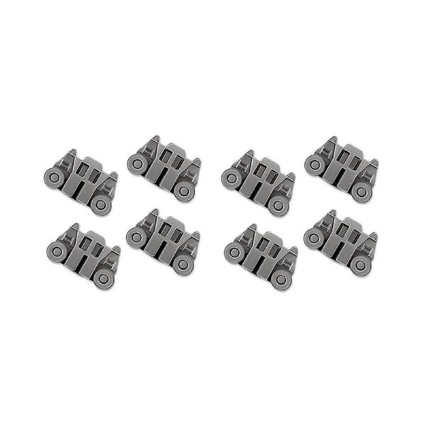 8-Pack W10195417 Dishwasher Lower Rack Wheels, Compatible with Various Models