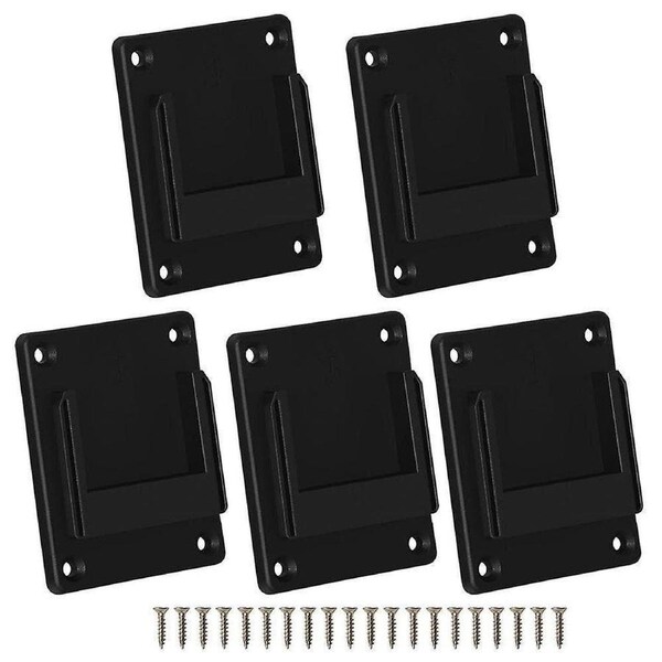5-Pack Wall Mount Holder Tool Storage Rack for 18V 36V Tools