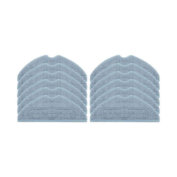 12-Pack Mop Pads for S7 MaxV, T7S, G10S Robot Vacuums