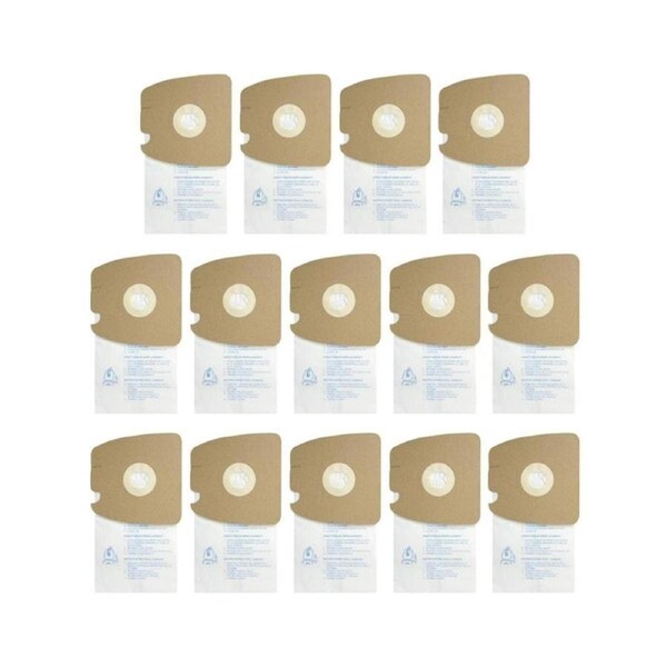 14-Piece Dust Bag Set Compatible with Eureka MM 3670 3680 Vacuum Cleaners