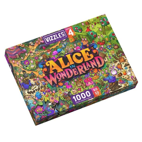 Vizzles 4 Alice In Wonderland 1000 Piece Jigsaw Puzzle