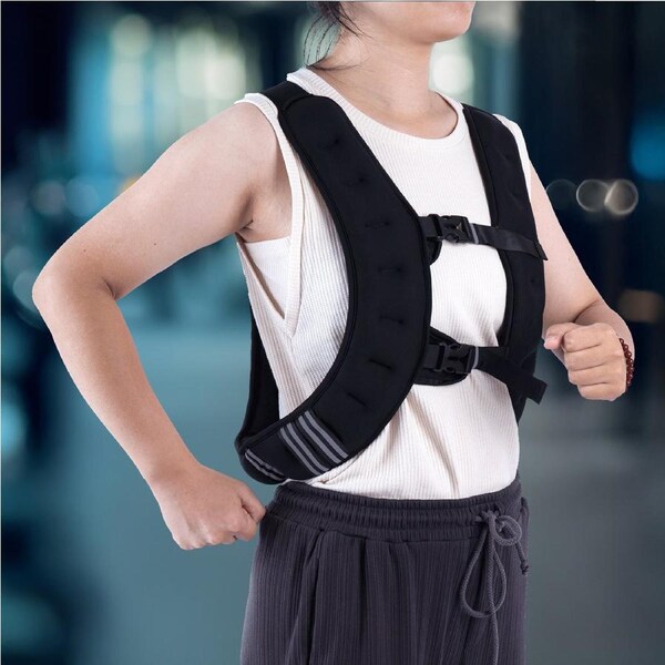10KG Weighted Vest Top Gym Exercise Fitness Strength Sports Training Weight Loss