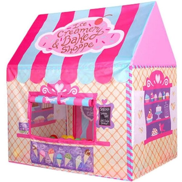 Princess Castle Play Tent for Kids - Large Indoor/Outdoor Pop Up Toy with Tunnel and Carry Bag (Pink)