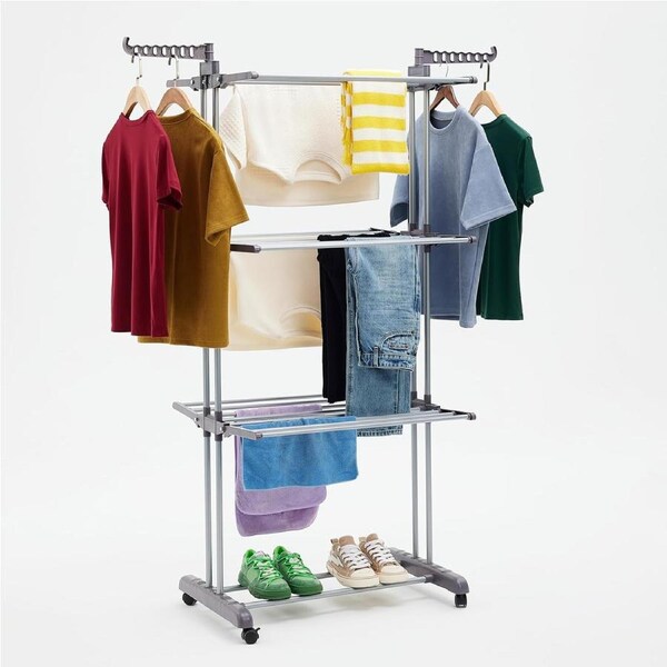 Indoor Clothes Dryer Tower Foldable Wings