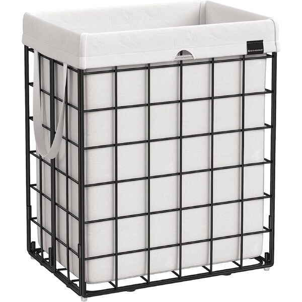 23.8 Gal Laundry Hamper with Collapsible Design and Washable Liner