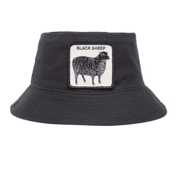 Goorin Bros Baaad Guy Bucket Hat 100% Cotton Animal Series - Black Sheep L