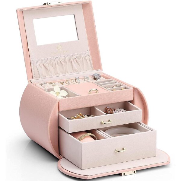 Princess Style Jewelry Box from Netherlands Design Team - Perfect Gift for Girls 9-12 - Pink