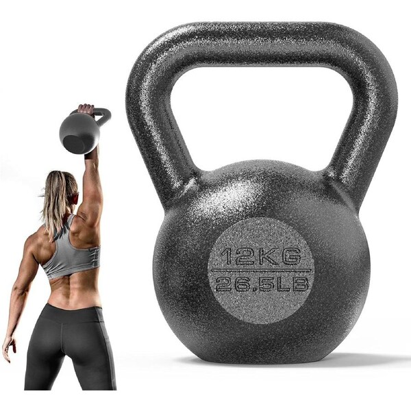 Cast Iron Kettlebell Weight for Home Gym Fitness and Training (4kg-24kg)