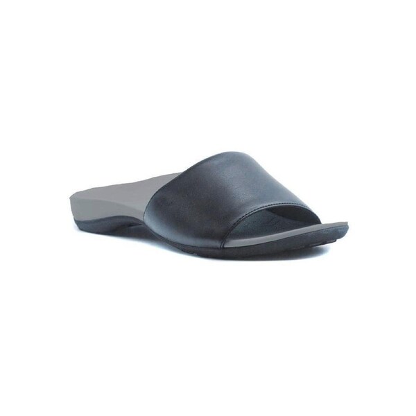 Axign Becky Elastic Orthotic Slides Thongs Flip Flops - Black EU 46