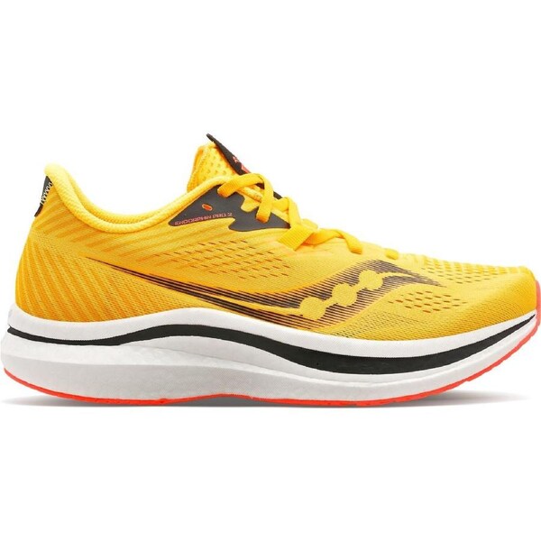 Saucony Mens Endorphin Pro 2 Sneakers Athletic Running Shoes - Vizigold/Vizired US 13