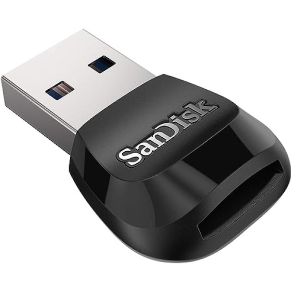 Sandisk MobileMate USB 3.0 Reader microSD card reader speeds up to 170 MB/s USB-A 2-year limited warranty SDDR-B531-GN6NN