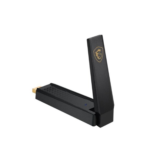 MSI AXE5400 WiFi 6E USB adapter, 2.4GHz / 5GHz / 6GHz, 1x USB 3.2, Windows 11, Windows 10, Linux GUAXE54
