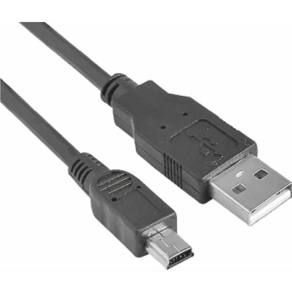 Astrotek USB 2.0 Cable 1m - Type A Male to Mini B 5 pins Male Black Colour RoHS AT-USB-A-MINI-1M
