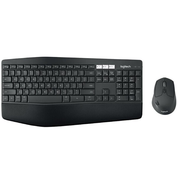 Logitech MK850 Wireless Desktop Keyboard Mouse Combo 3 year battery Incurve keys Low profile Cushioned palm rest ~920-002510 KBLT-MK710 KBLT-MX800 920-008233