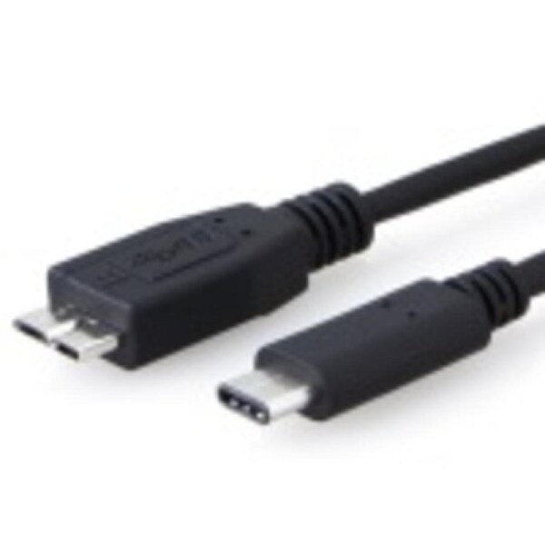 8Ware USB-C to Micro USB Cable 1m Type C to Type B Male to Male Black 10Gbps UC-3001UBC