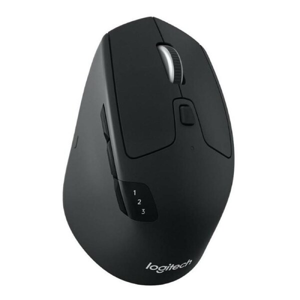 Logitech M720 Triathlon Multi-Device Wireless Bluetooth Mouse with Flow Cross-Computer Control File Sharing for PC Mac Easy-Switch up to 3 Devices 910-004792